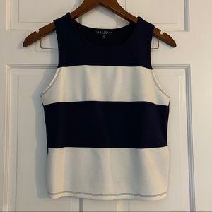 BOGO✨Sanctuary Navy & White Sleeveless Top